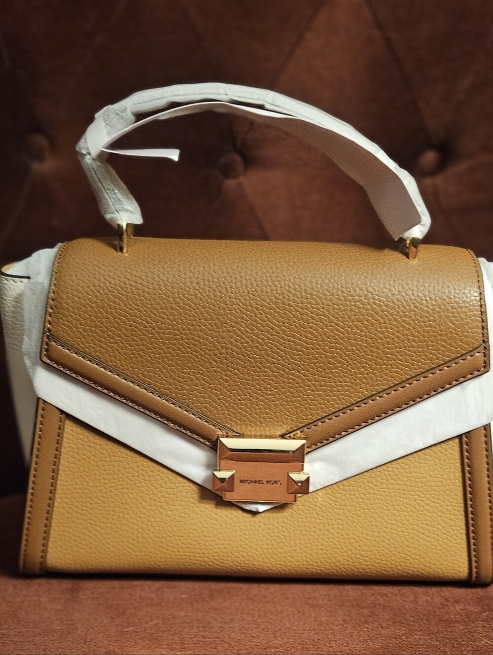 Michael Kors Whitney Medium Flap Top Handle Satchel